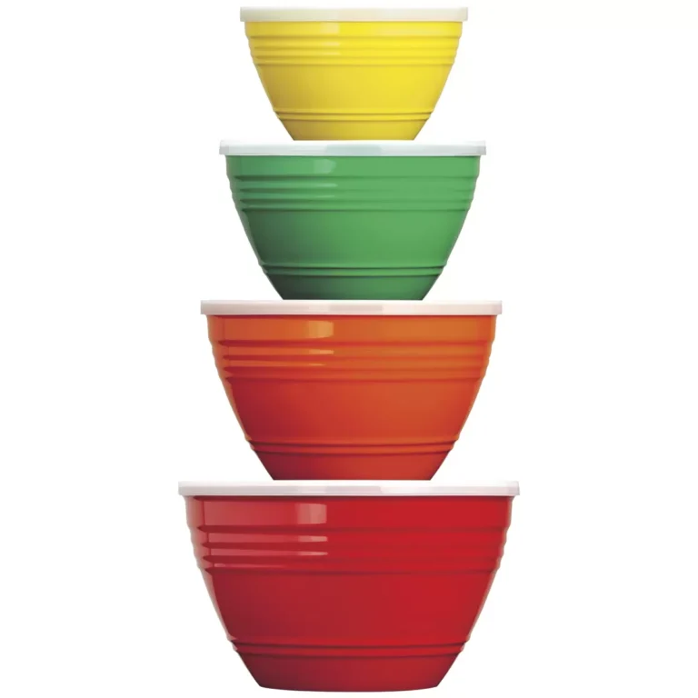 Pandex Melamine Mixing Bowls Set 4 Piece With Lids