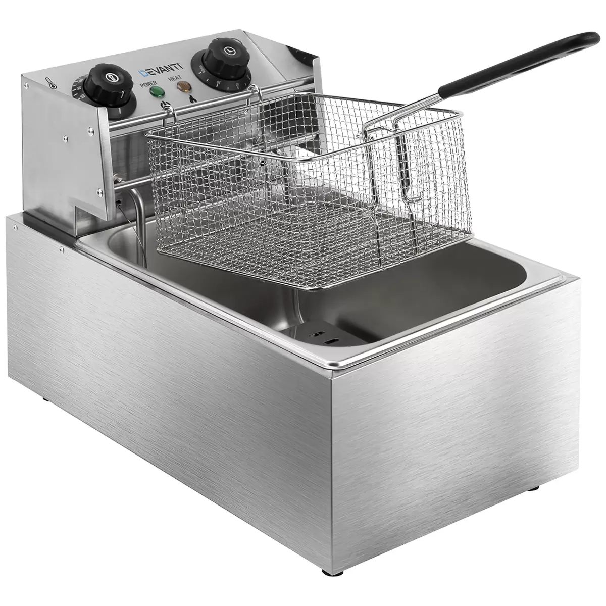 Devanti Electric Commercial Chip Cooker Deep Fryer CDF-D4C-SINGLE