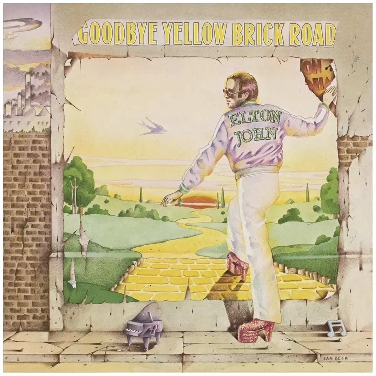 Elton John Goodbye Yellow Brick Road Double Vinyl Album
