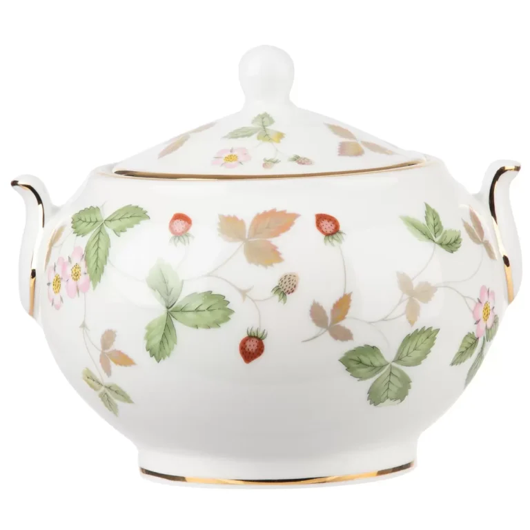 Wedgwood Wild Strawberry Sugar Bowl