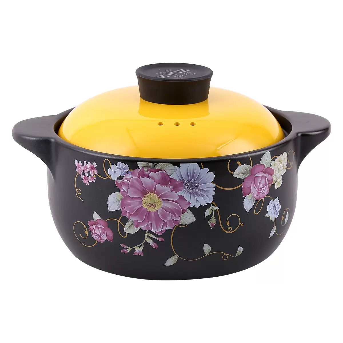 Color King Ceramic Stock Pot 4L