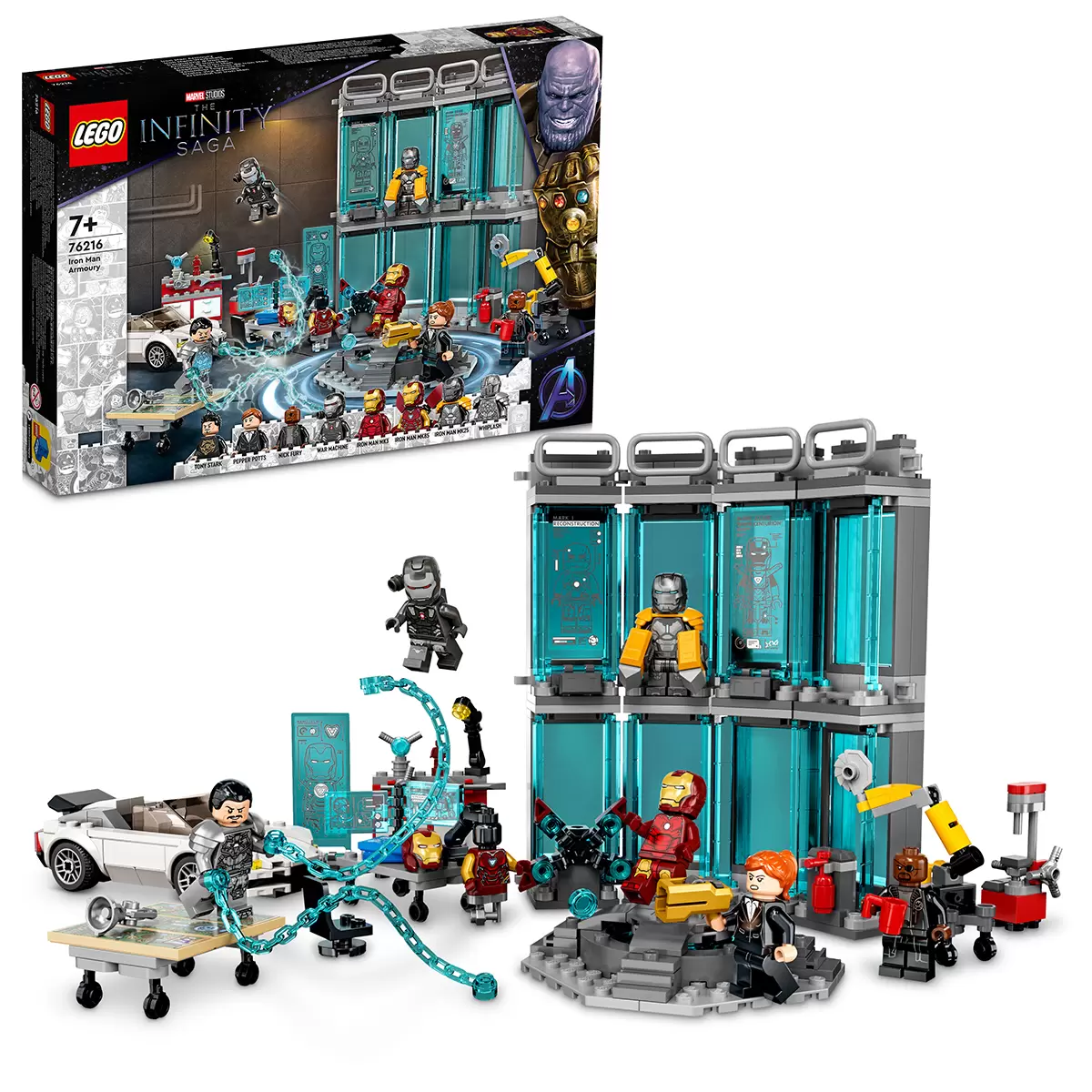 LEGO Iron Man Armory 76216