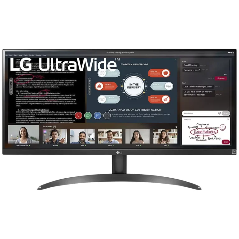 LG 29 Inch 21:9 UltraWide Full HD IPS Monitor with AMD FreeSync 29WP500-B