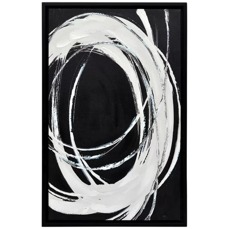 CAFE Lighting & Living Gone With The Wind Canvas Painting Black/White