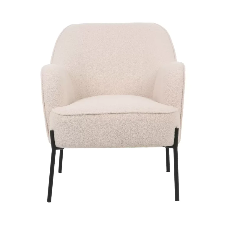 ONEX HuGo Boucle Upholstered Armchair Ivory