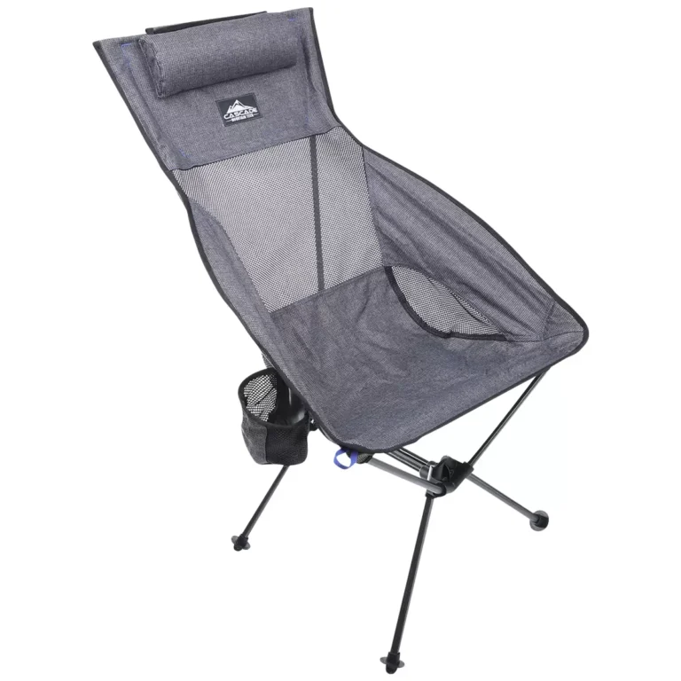 Cascade Mountain Ultralight Packable Highback Camp Chair