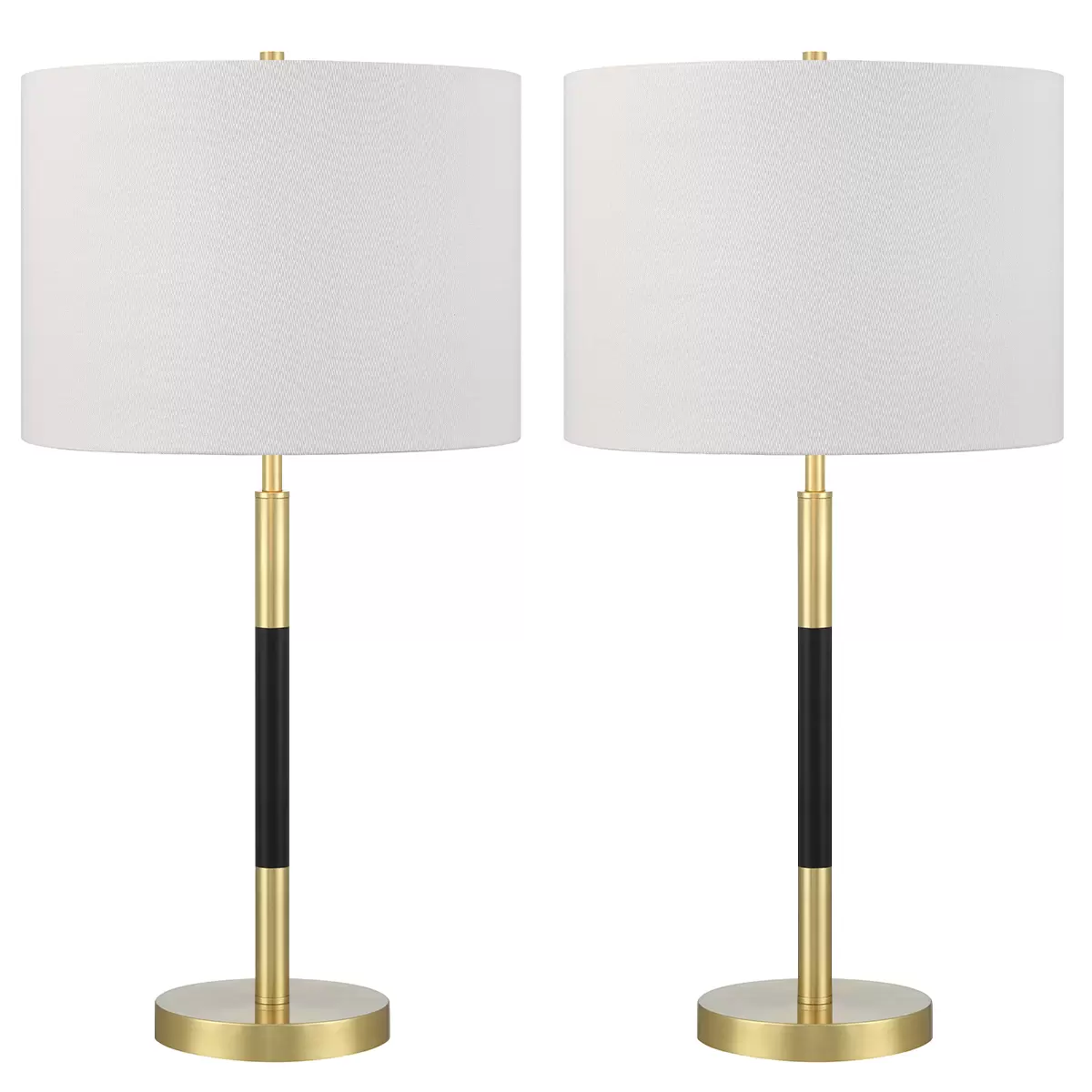 Bridgeport Designs Brianna Twin Pull Table Lamp Set 2 Pack