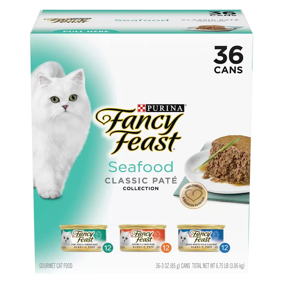 Fancy Feast Classic Seafood 36 x 85g