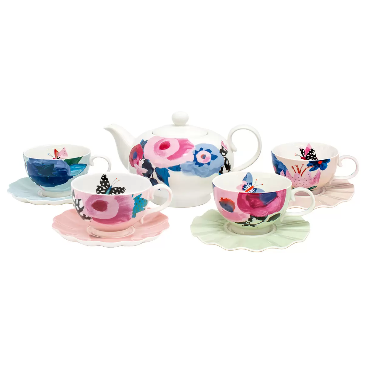 salt&pepper Willow Tea Set 9 Piece