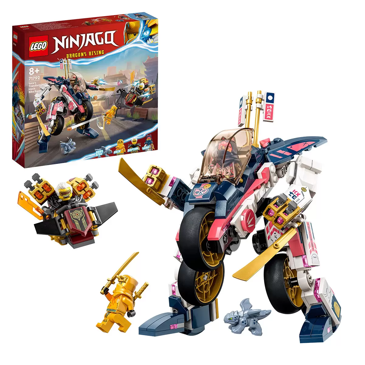 LEGO Ninjago Sora's Transforming Mech Bike Racer 71792