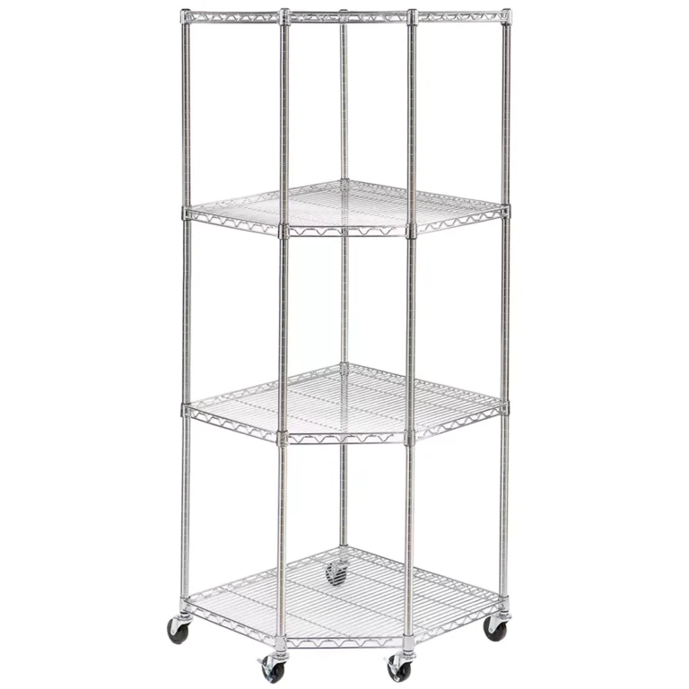 Seville Classics 4 Tier Corner Shelf