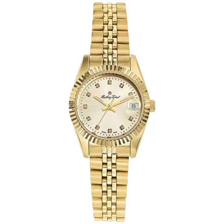 Mathey-Tissot Ladies Mathey II Gold Tone Quartz Watch D710PDI