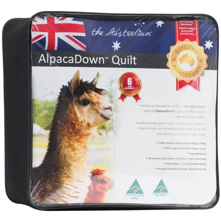 The Australian AlpacaDown King Quilt