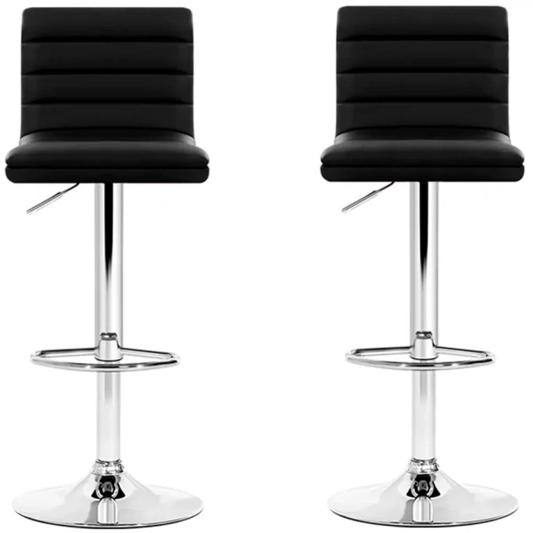 Artiss Black Arne Barstool 2 Pack