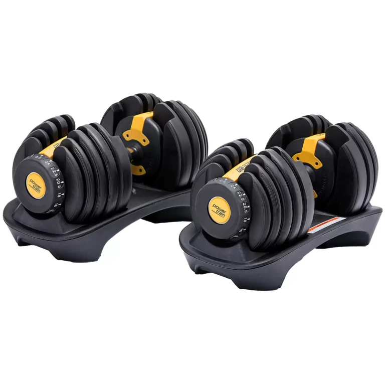 Powertrain Sports Adjustable Dumbbell Set 2 x 24kg