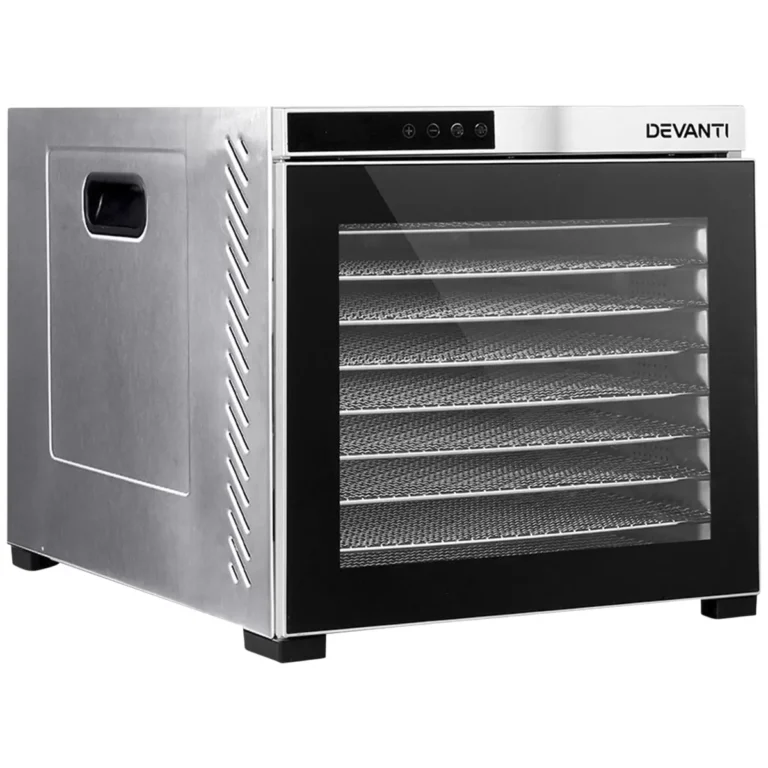 Devanti 10 Tray Food Dehydrator Stainless Steel