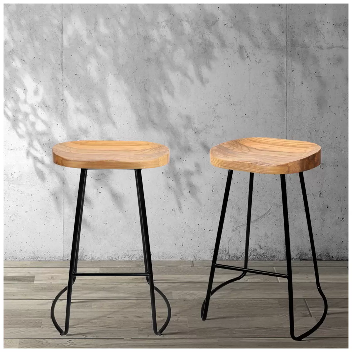 Artiss Retro Vintage Tractor Barstool 2 pack