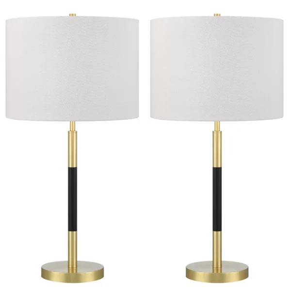 Bridgeport Designs Brianna Twin Pull Table Lamp Set 2 Pack