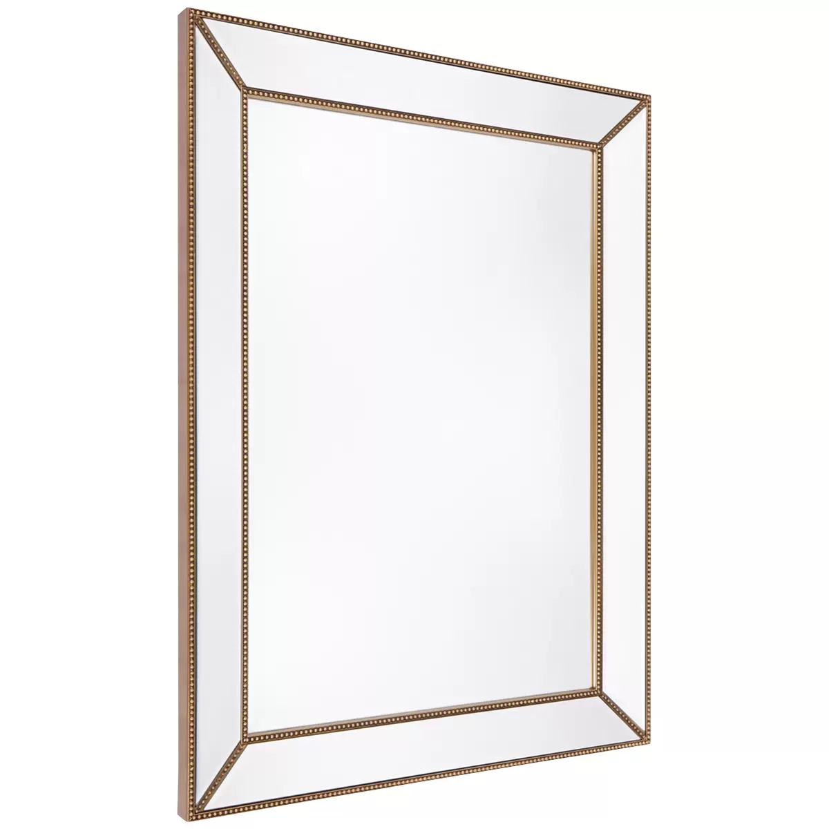 Café Lighting and Living Zeta Wall Mirror Large Antique Gold