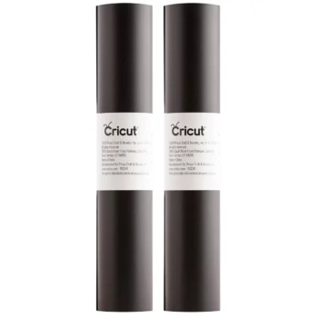 Cricut Premium Removable Black Vinyl 2 pack 4.5 m Per Roll