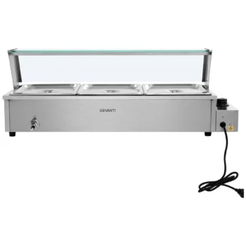 Devanti Commercial Bain Marie Electric Buffet Pan Food Warmer