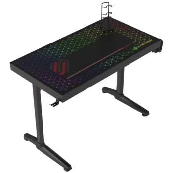 Eureka Ergonomic Explorer Edition Tempered Glass Gaming Desk