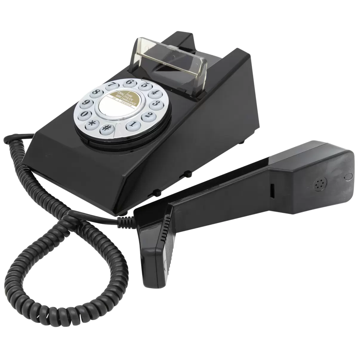 GPO Trim Phone Push Button Black