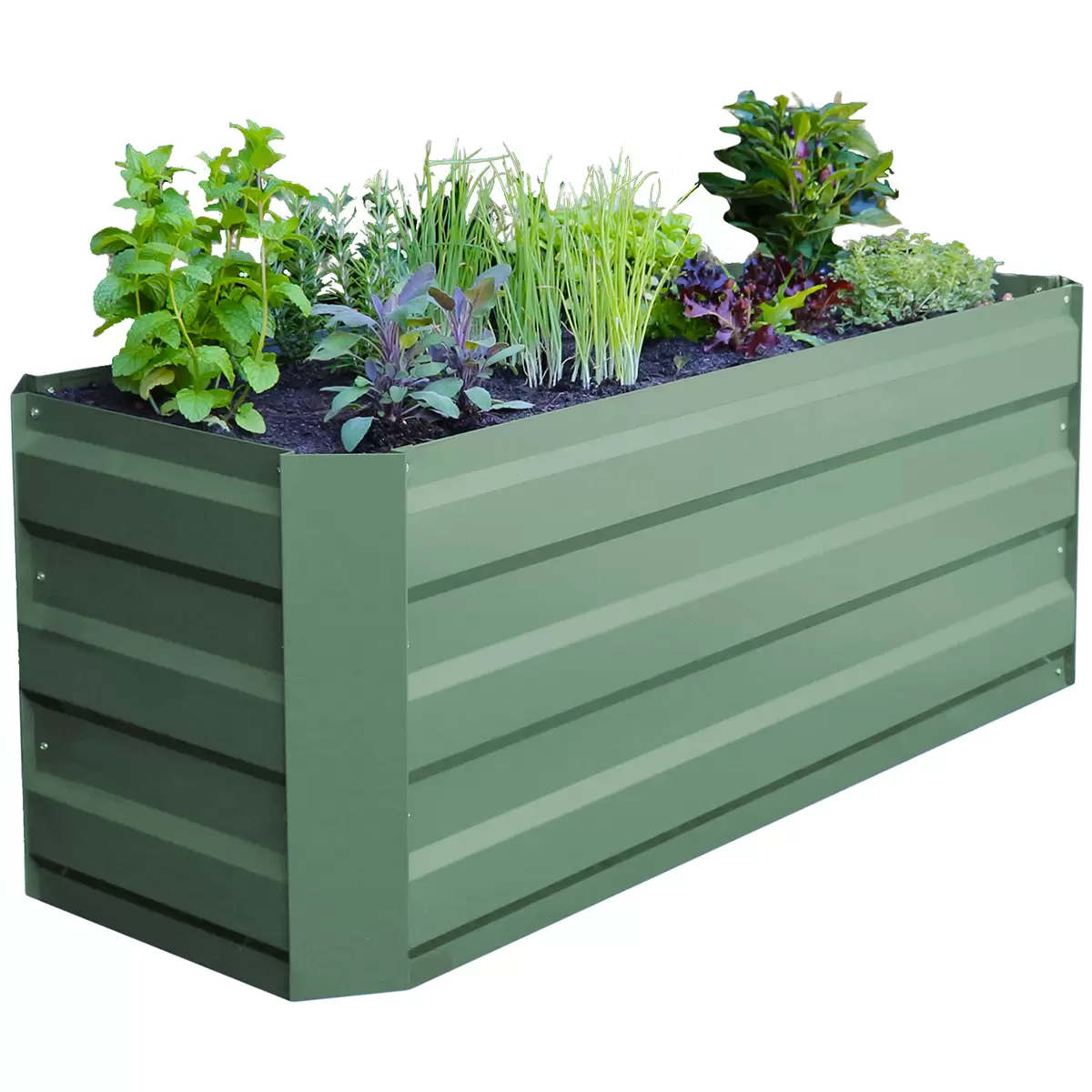 Green Life Slim GARDEN BED with Cover - Eucalypt