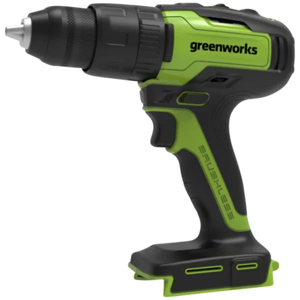 Greenworks Brushless Hammer Drill with Battery & Charger