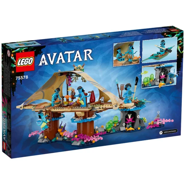 lego avatar metkayina reef home 75578