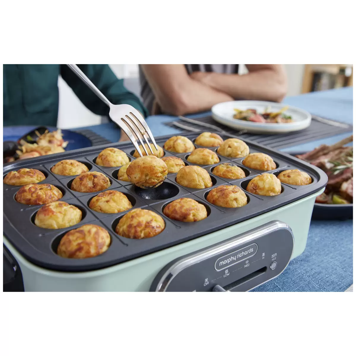 Morphy Richards Multifunction Cooking Pot with Hot Pot & Takoyaki Pan MRMP5SG