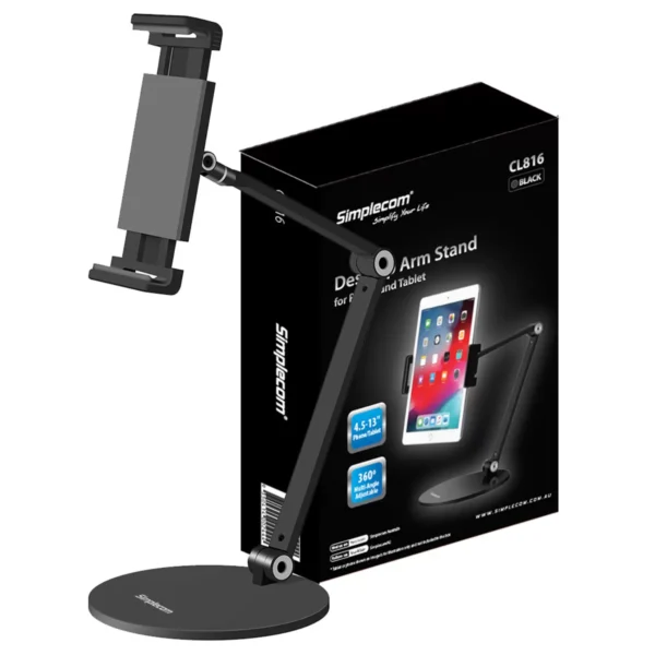 Simplecom Desktop Stand for Phones and Tablets up to 13"