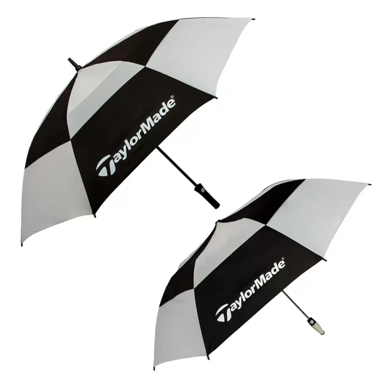 Taylormade 157.5cm Golf And 147.3cm Jumbo Compact Umbrella Set 2 Pack