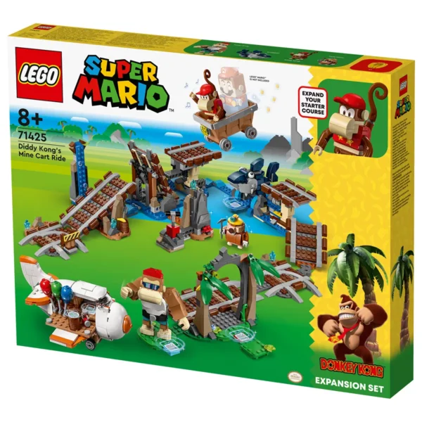 LEGO Super Mario Diddy Kong's Mine Cart Ride Expansion Set 71425