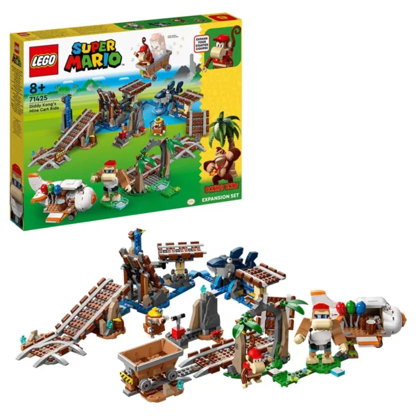 LEGO Super Mario Diddy Kong's Mine Cart Ride Expansion Set 71425