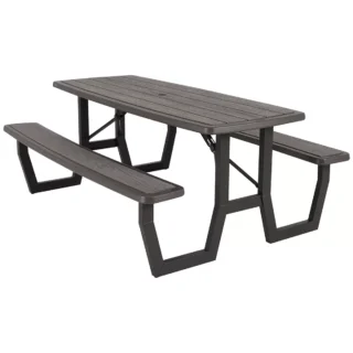 Lifetime Rough-Cut Picnic Table