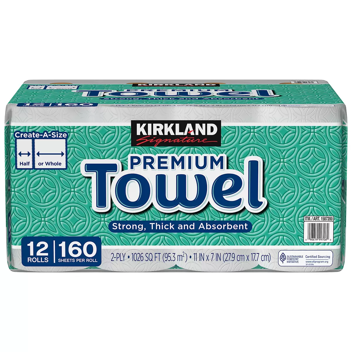 Kirkland Signature 2 Ply Paper Towel 12 x 160 Sheets