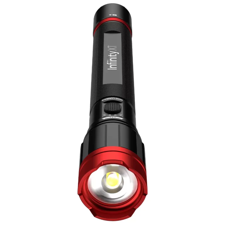 Infinity Focusing Flashlight 5000 Lumen Dual Power