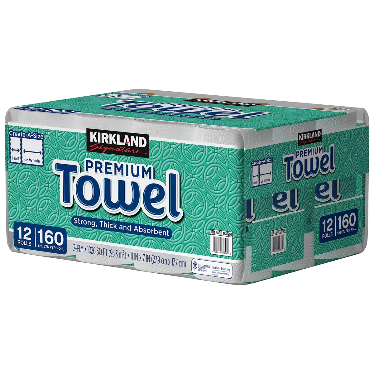 Kirkland Signature 2 Ply Paper Towel 12 x 160 Sheets