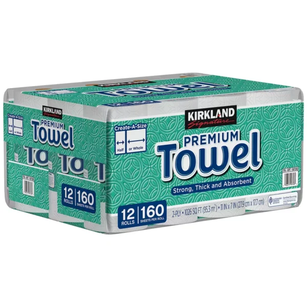 Kirkland Signature 2 Ply Paper Towel 12 x 160 Sheets