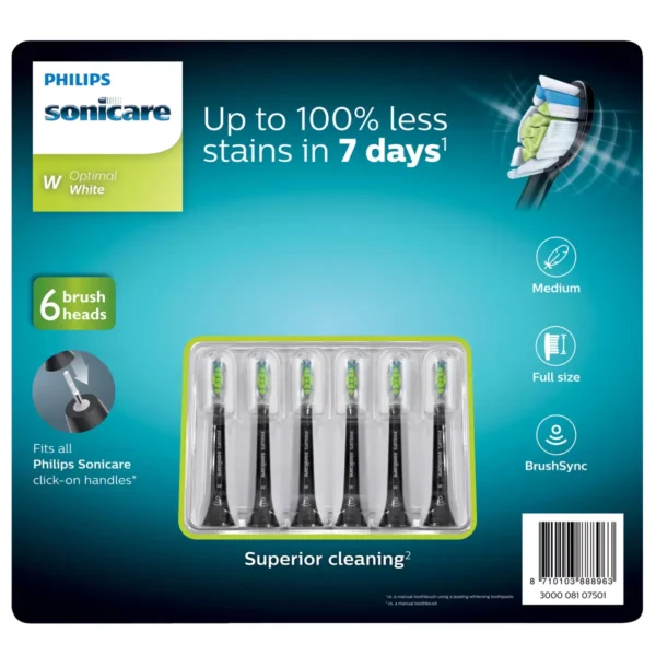 Philips Sonicare W2 Optimal White standard brush heads