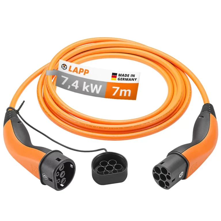 LAPP EV Charge Cable Type 2 (7.4kW-1P-32A) 7M