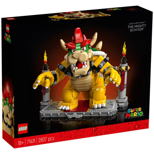 lego super mario the mighty bowser 71411