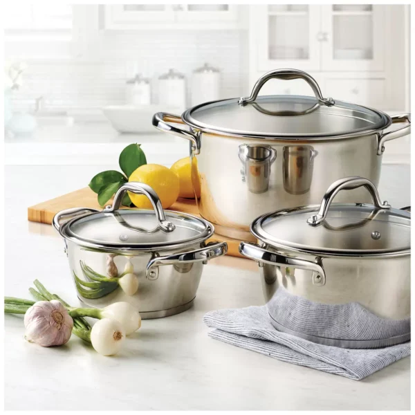 Tramontina Stackable Sauce Pots 6 Piece Set