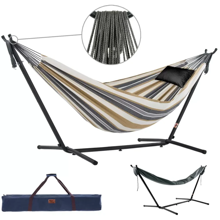 Vivere 2.7m Cotton Hammock Bundle  Moon