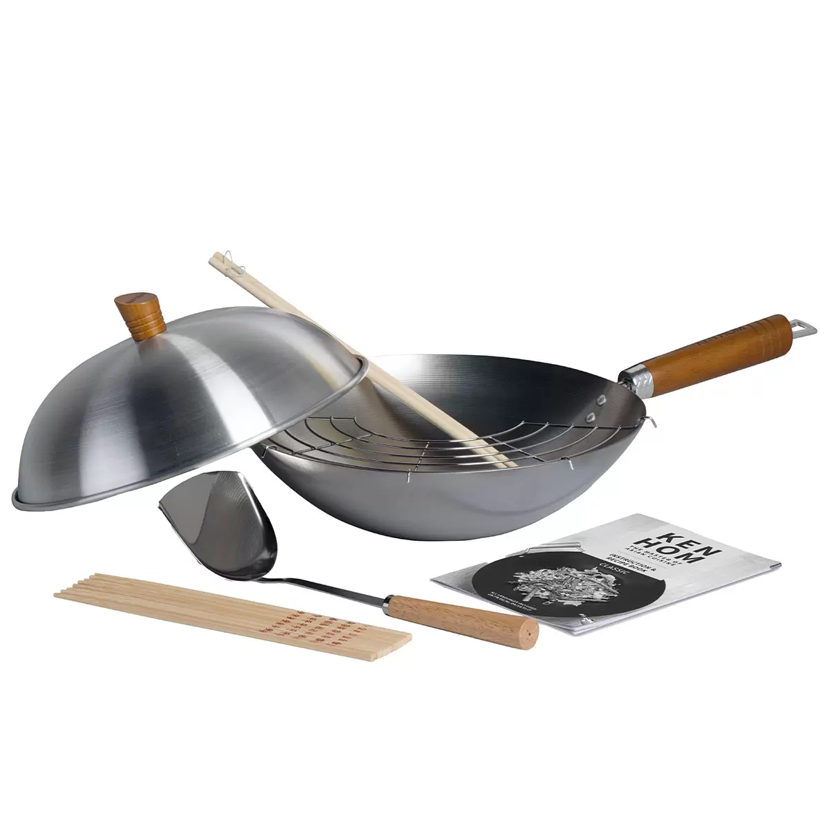 Ken Hom Classic Wok 31cm 10 Piece Set