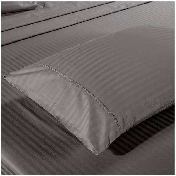 Sheet Set Stripes Queen - Charcoal