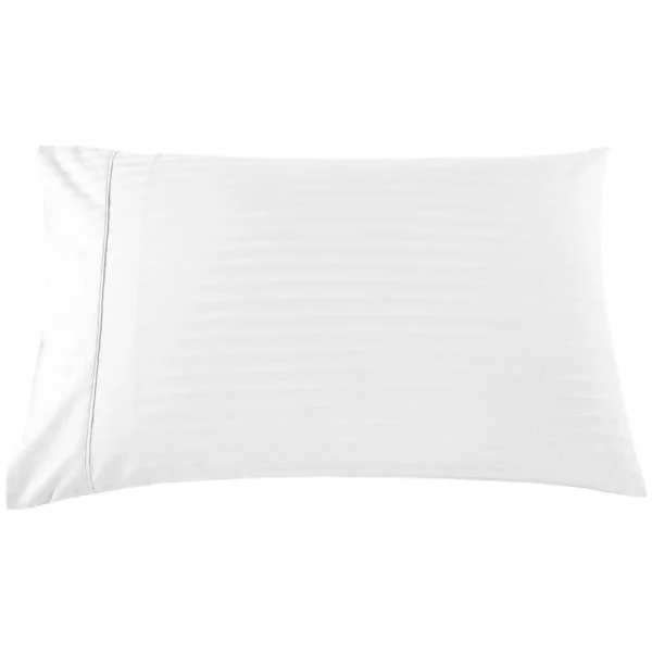 Sheet Set Stripes Queen - White