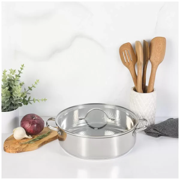 Mon Chateau SS Sauteuse Pan with Lid 28cm x 4.7L