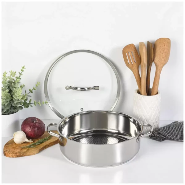 Mon Chateau SS Sauteuse Pan with Lid 28cm x 4.7L